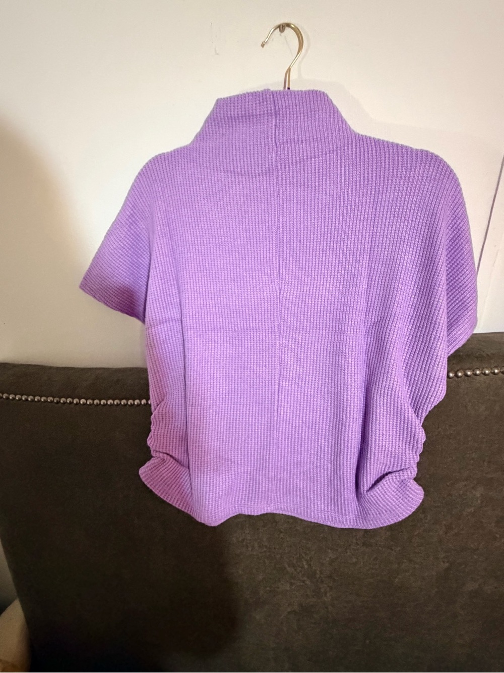 Zenana Women’s Wide-Leg Lounge Pants & Top Set - Lavender - Picture 6 of 8